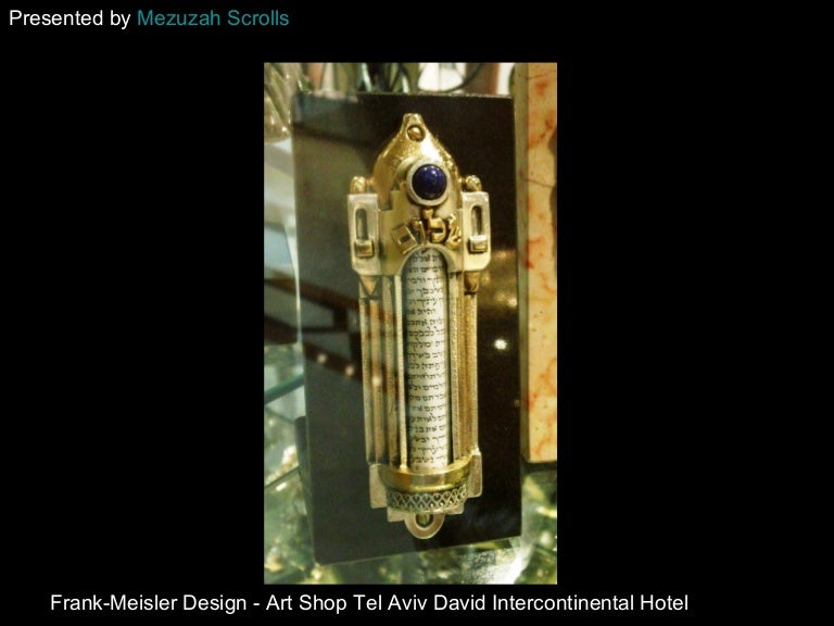 Mezuzah scrolls art gallery april2012