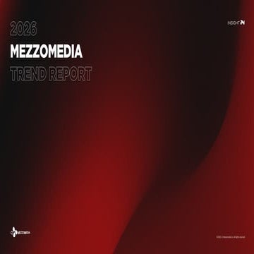 [메조미디어] 2026 트렌드 리포트 / 2026 Digital Media Trend Report