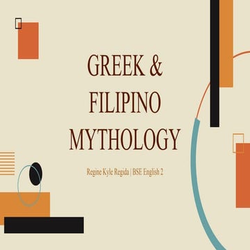 Greek and Filipino Mythology