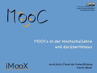 MOOCs in der Hochschullehre und darüberhinaus