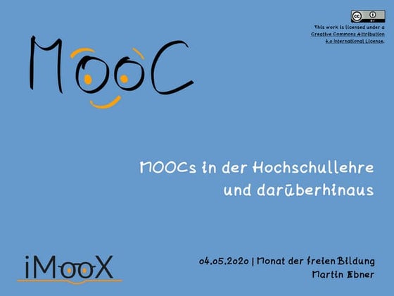 MOOCs in der Hochschullehre und darüberhinaus