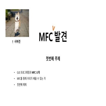 MFC 발견 (1)