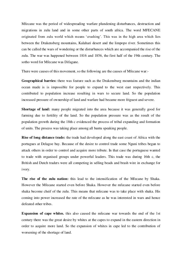 Mfecane and great trek image