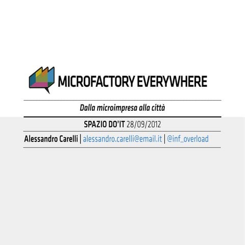 Microfactory Everywhere DO'IT