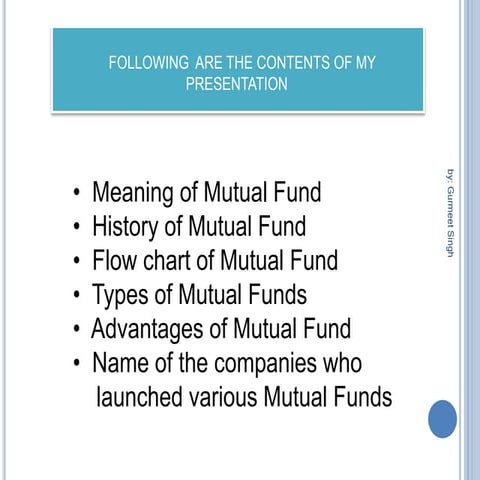 Mutual funds | PPTX