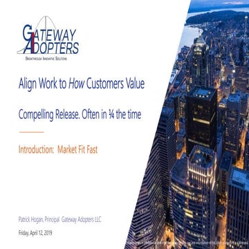 Market Fit Fast Minimum Compelling Offing at UW CoMotion Labs