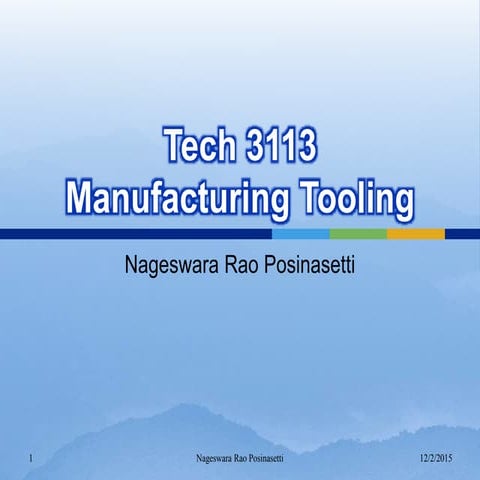Mfg tooling  04 cutting tool design