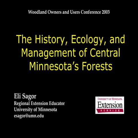 Intro To Forest Ecology | PPT