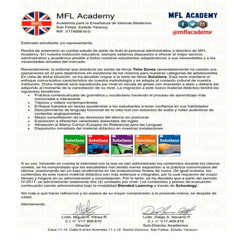 MFL Academy | Categoria Adolescentes | Solutions