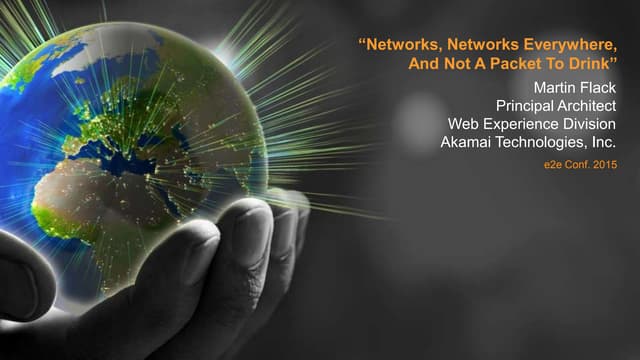 Networks, Networks Everywhere, And ...