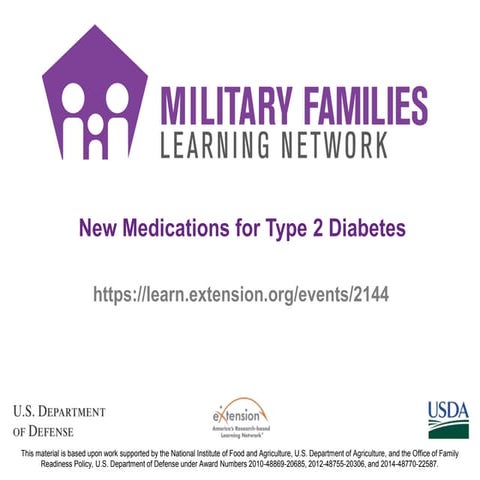 MFLN Nutrition and Wellness New Medications for Type 2 Diabetes