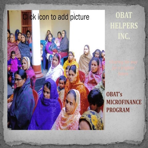 Microfinance and OBAT