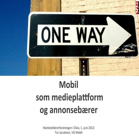 Mobil som markedsføringsverktøy - frokostseminar 1.6.2012