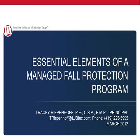 Essential Elements of a Managed Fall Protection Program