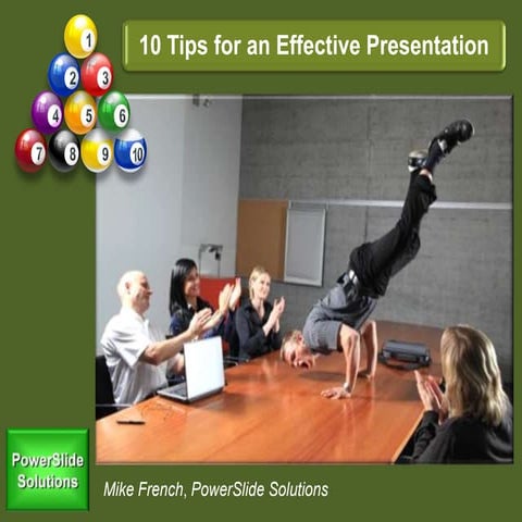 10 Tips for an Effective Presentation