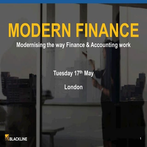 Modern Finance Tour London May 2016