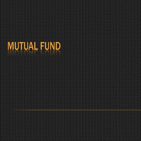 Mutual  fund