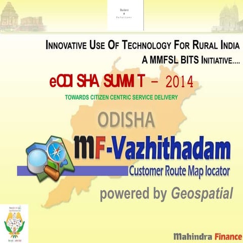 MFVAZHITHADAM for eOdisha Summit-2014