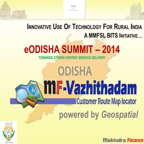 MFVAZHITHADAM for eOdisha Summit-2014