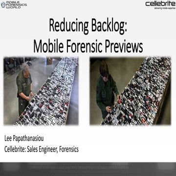 Reduce Lab Backlog with Mobile Data Forensic Previews