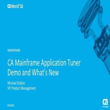 Pre-Con Ed: CA Testing Tools Educational Session (Part 3 of 3): CA Mainframe ...
