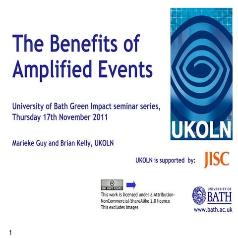 The Benefits of Amplified Events 