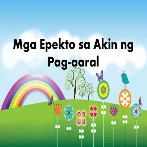 Mga Epekto sa Akin ngPag-aaral