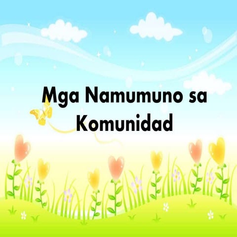 Mga Namumuno sa Komunidad