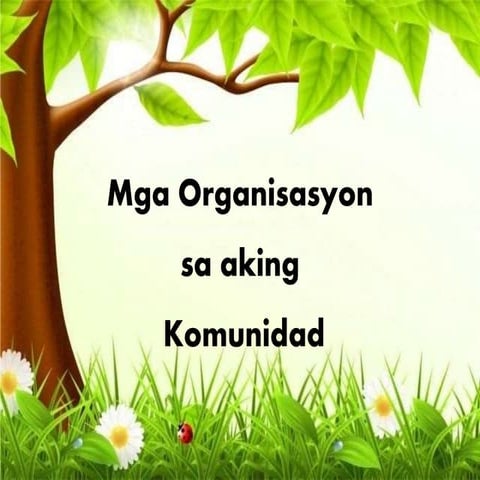 Mga Organisasyon sa aking Komunidad