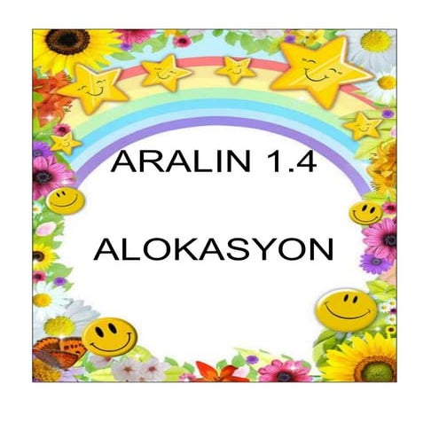 Mga Gawain sa Ekonomiks 10: Aralin 1.4 - Alokasyon