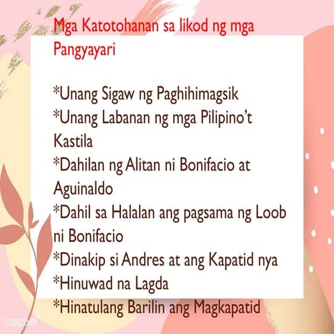 Mga Katotohanan sa likod ng mga Pangyayari.pptx