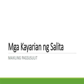 Mga Kayarian ng Salita.pptxxxxxxxxxxxxxx | PPTX