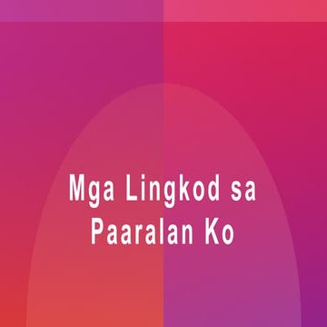 Mga Lingkod sa Paaralan Ko