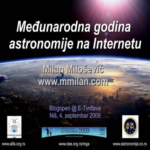 Međunarodna godina astronomije na Internetu