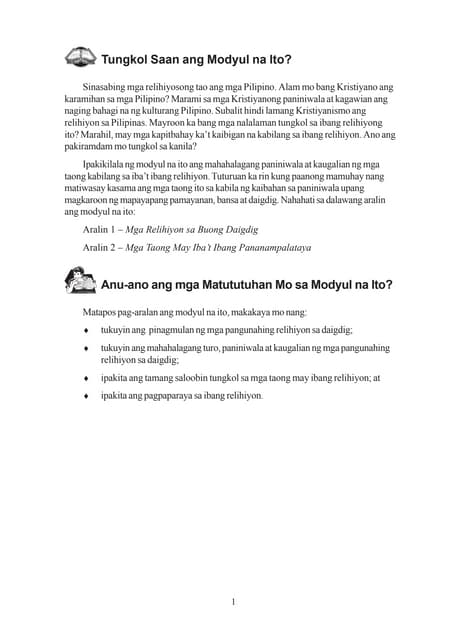 Mga pangunahing relihiyon sa mundo | PPTX