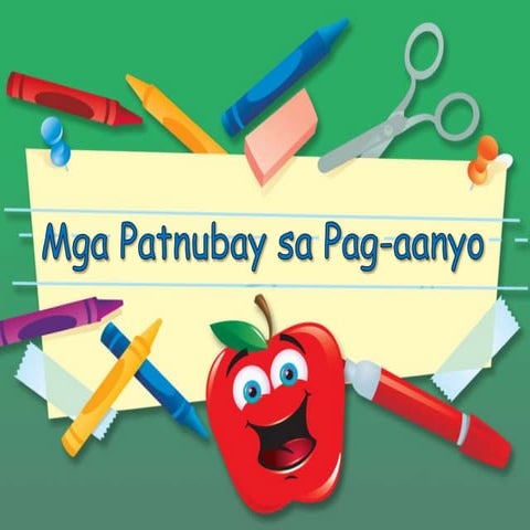 Mga patnubay sa pag aanyo