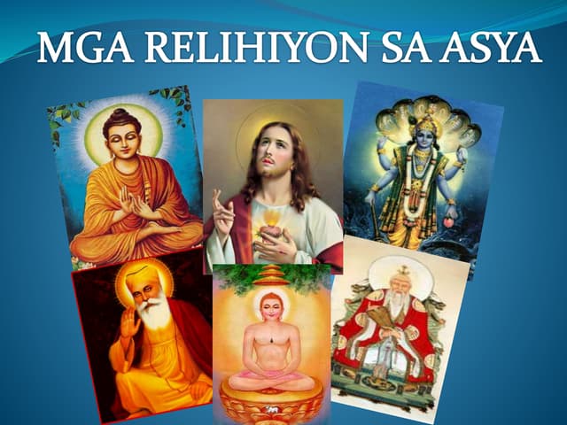 Mga relihiyon sa asya 