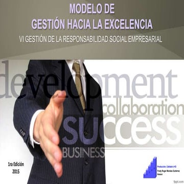 Modelo de Gestión hacia la Excelencia - VI Responsabilidad Social Empresarial