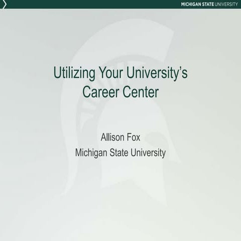 Searching for an Internship or Job: Best Practices 