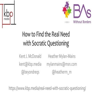 How to Find the Real Need with Socratic Questioning