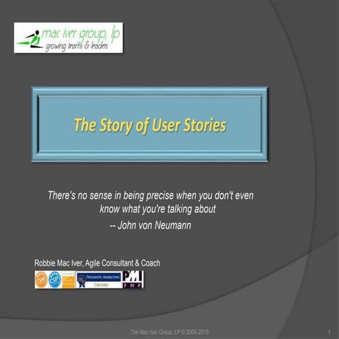 The Story of User Stories