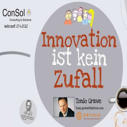 Innovation ist kein Zukall