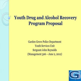 Youth Drug and Alcohol Recovery Pro...