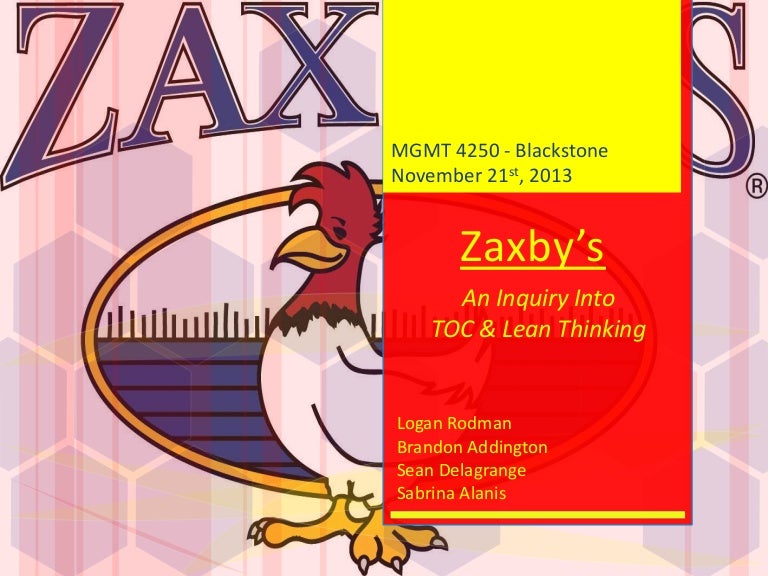 Zaxby S Build Chart