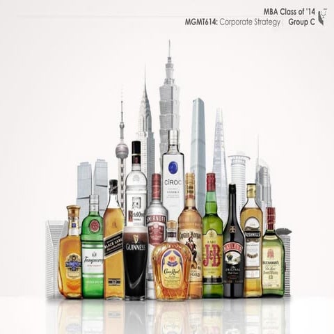 MGMT614: Corporate Strategy for Diageo