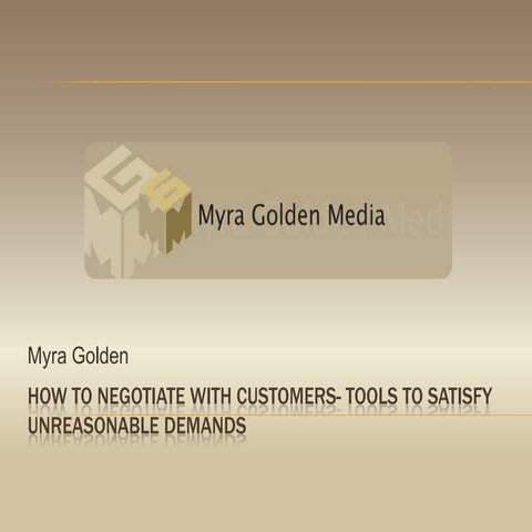 How to Negotiate with Customers