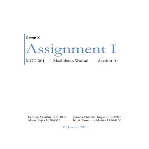 MGT201 Assignment 1- HR manager's roles