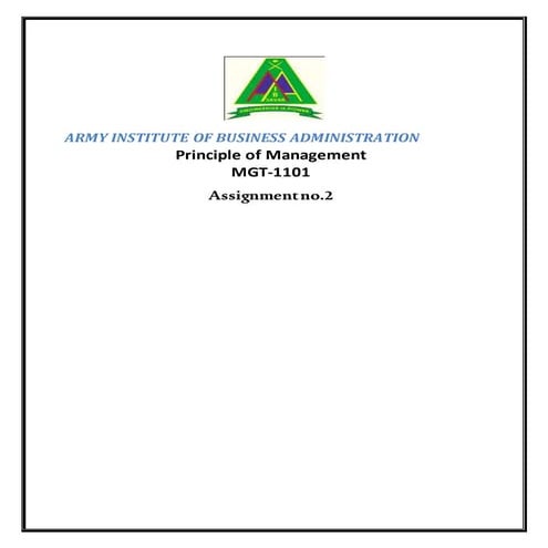 Mgt 2nd Assignment Docx