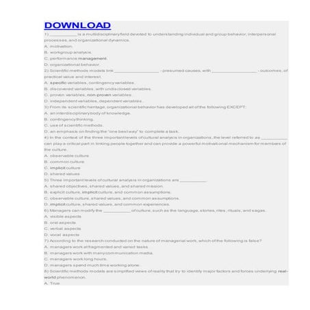 Mgt 307 final exam 3