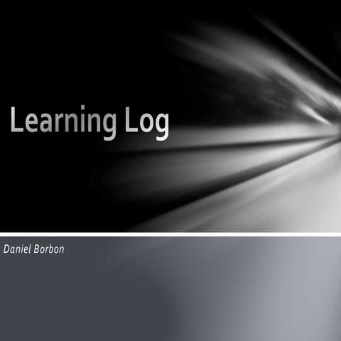 Mgt310 learning log by Daniel Borbon